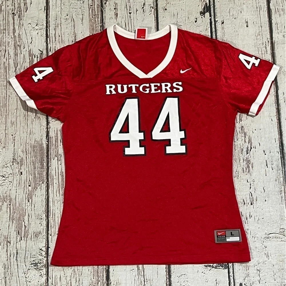 Boys Kids Rutgers University Scarlett Knights Nike NCAA Football Jersey